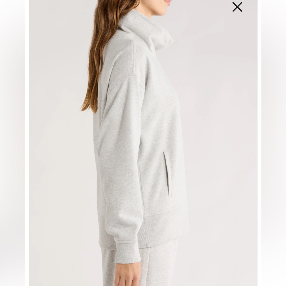 Zella Ultracozy Fleece Funnel Neck Top - Picture 3 of 8